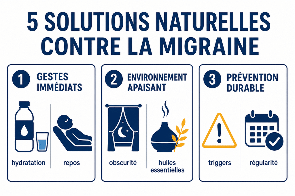 5 solutions naturelles contre la migraine