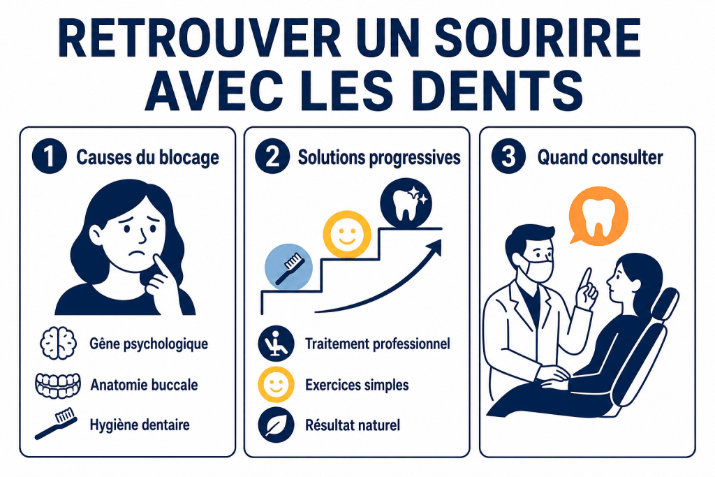 Retrouver un sourire avec les dents