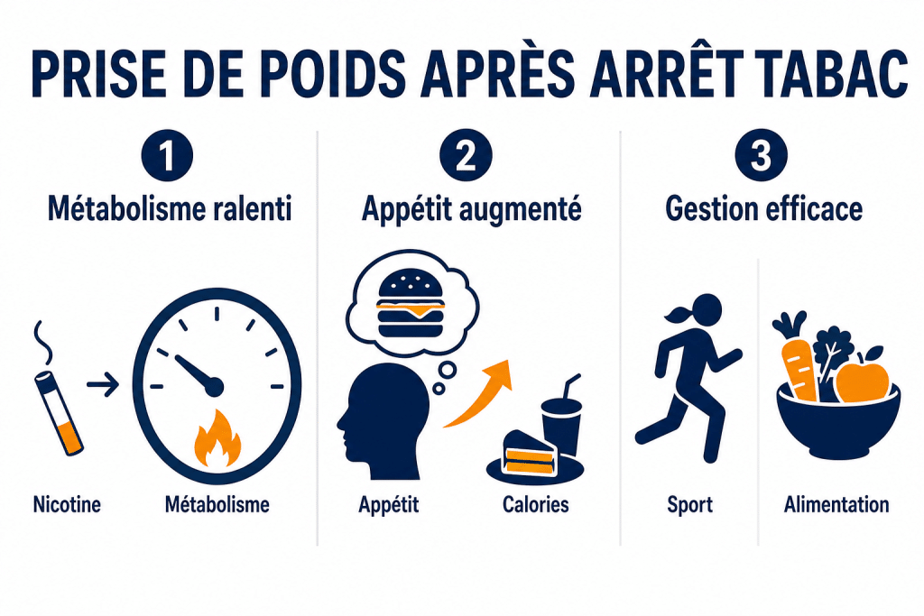 Prise de poids après arrêt tabac